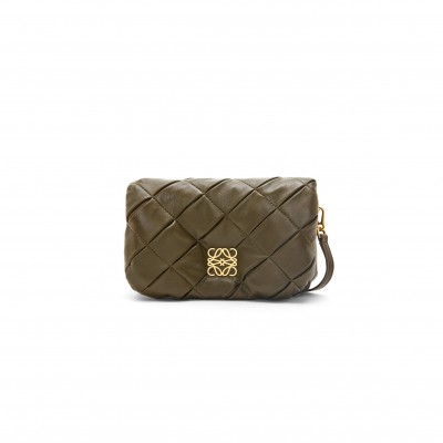 LOEWE MINI PUFFER GOYA BAG IN SHINY NAPPA LAMBSKIN (20*13*6cm)